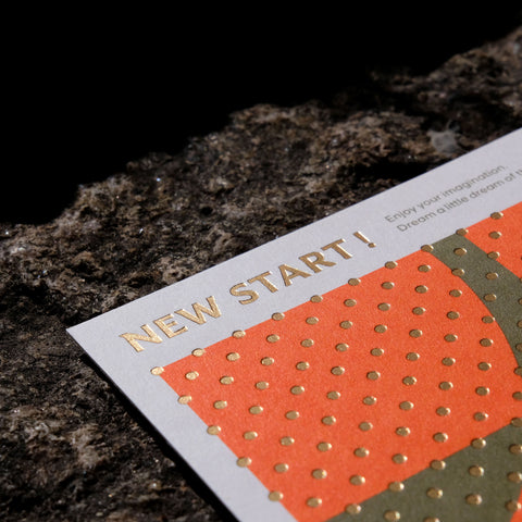 NEW START NEW ADVENTURE Greeting Card