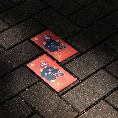 100% WEALTH NEKO Red Packet Set