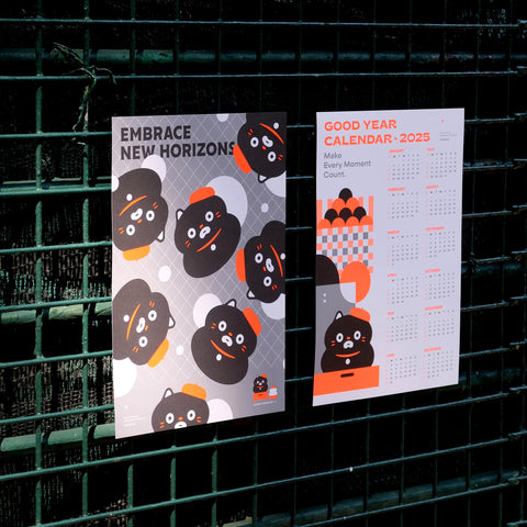 2025 - EMBRACE NEW HORIZONS A4 Calendar - Set of 2