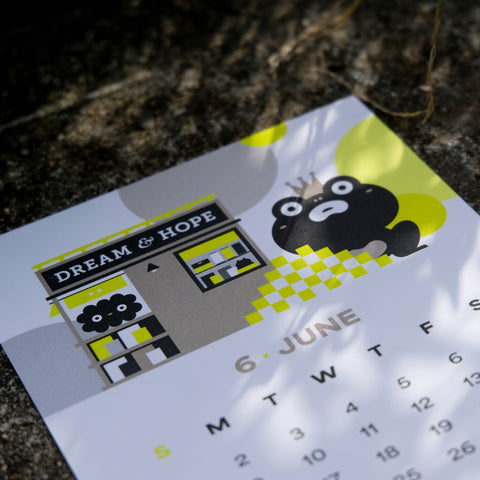 2025 - BE A BRAVE CHILD • CHASING DREAMS Desk Calendar