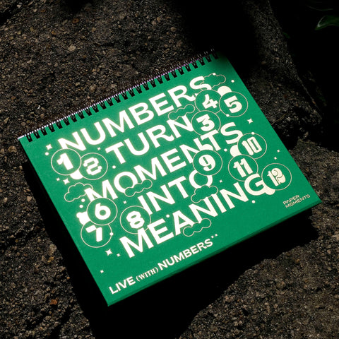 2027・LIVE (WITH) NUMBERS・DESK CALENDAR