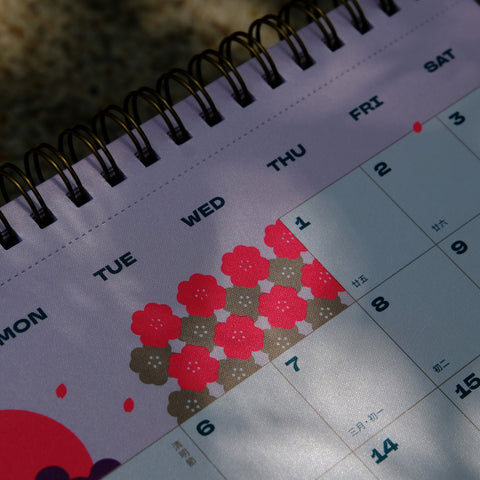 2027・LIVE (WITH) NUMBERS・DESK CALENDAR