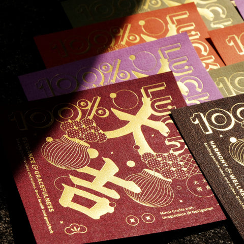 100% PEACE • 100% LUCK Set - Set of 10