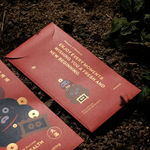 100% WEALTH NEKO Red Packet Set