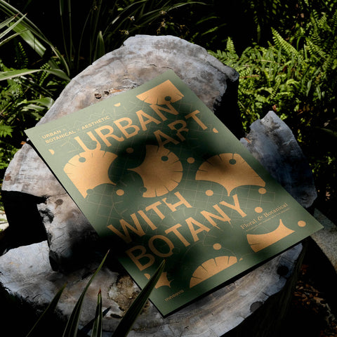 URBAN BOTANICALS - RISOGRAPH PRINTS・GREEN VERSION