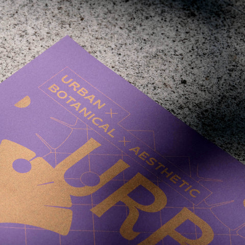 URBAN BOTANICALS - RISOGRAPH PRINTS・PURPLE VERSION