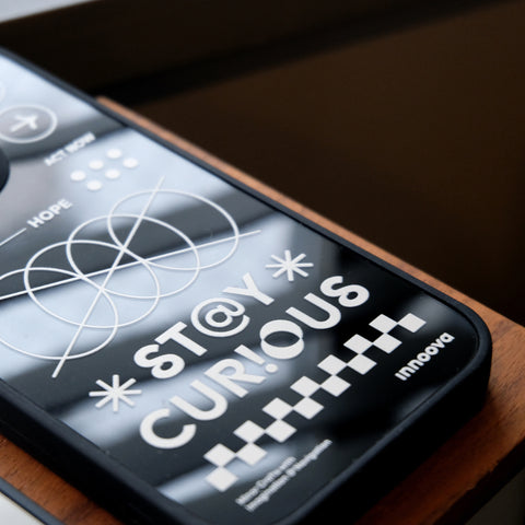 STAY CURIOUS iPhone case