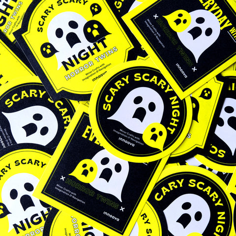HORROR TWINS Sticker Naughty Version Set — Set of 3