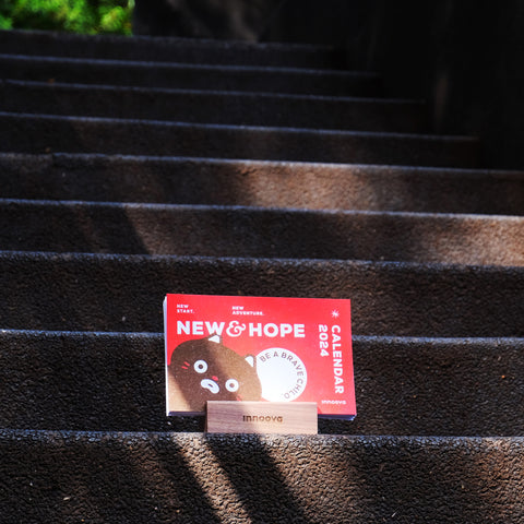 2024 - BE A BRAVE CHILD • NEW & HOPE Desk Calendar