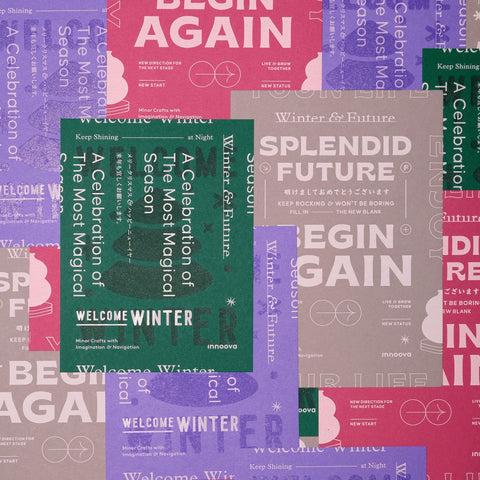 WINTER & FUTURE Postcard Set 1