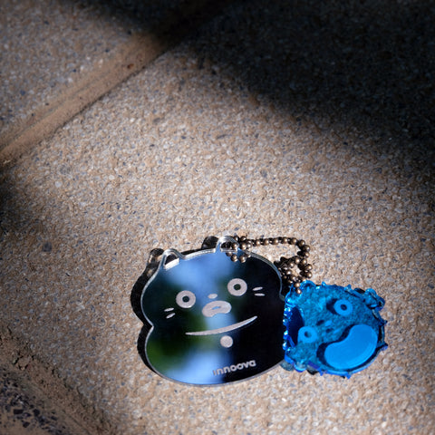 NEKO WITH BROS Keychain Set 1