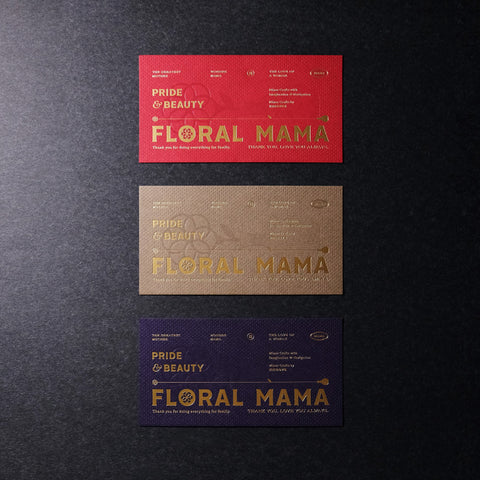FLORA MAMA • PRIDE & BEAUTY Card Set - Set of 3